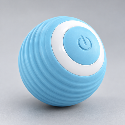 Sky Blue Interactive Cat Ball